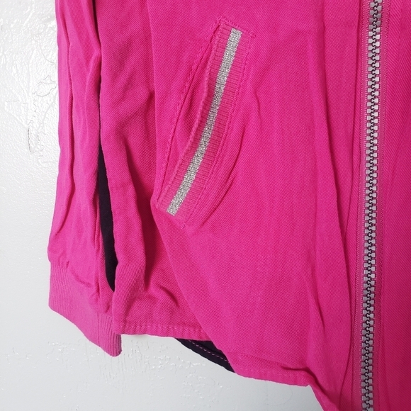 Wonder Nation Little Girl XS 4/5 Long Sleeve Jacket Full Zip Pink Black - Picture 5 of 5